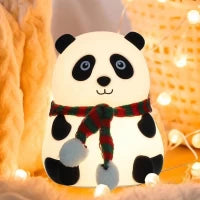 Cuddly Panda Multicolor Night Light